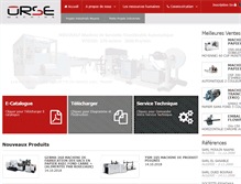 Tablet Screenshot of orsemachine.com